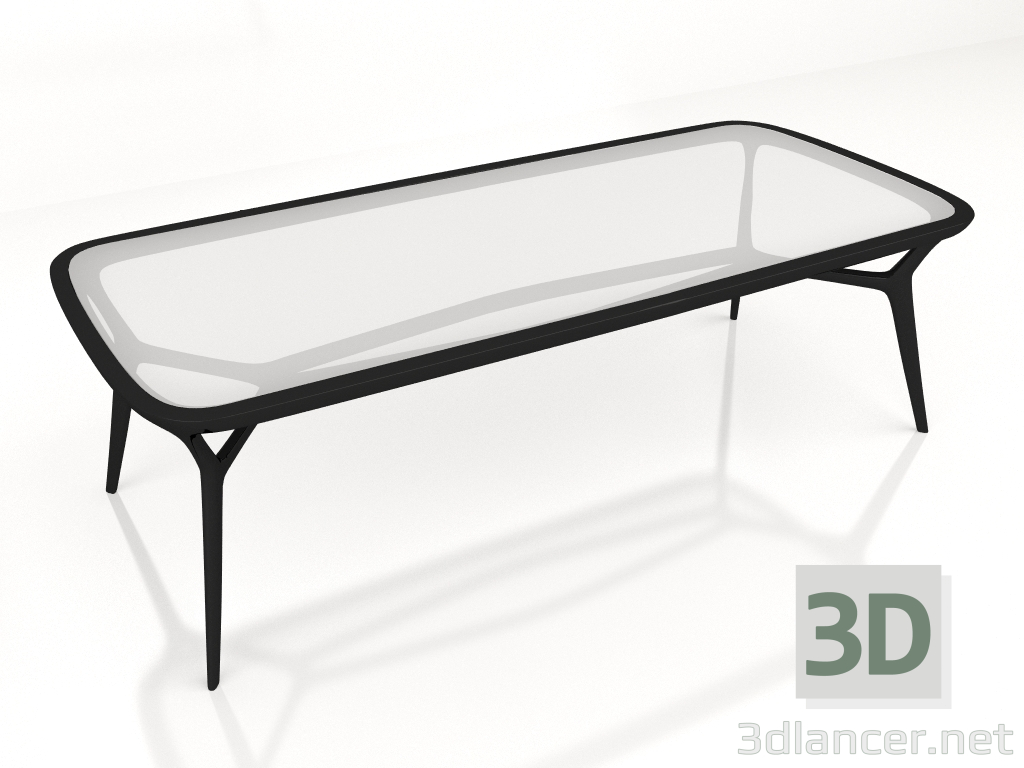 3d model Mesa comedor Sevenmiles rectangular 250 - vista previa