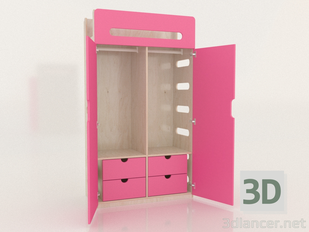 modello 3D Armadio aperto MOVE WE (WFMWE1) - anteprima