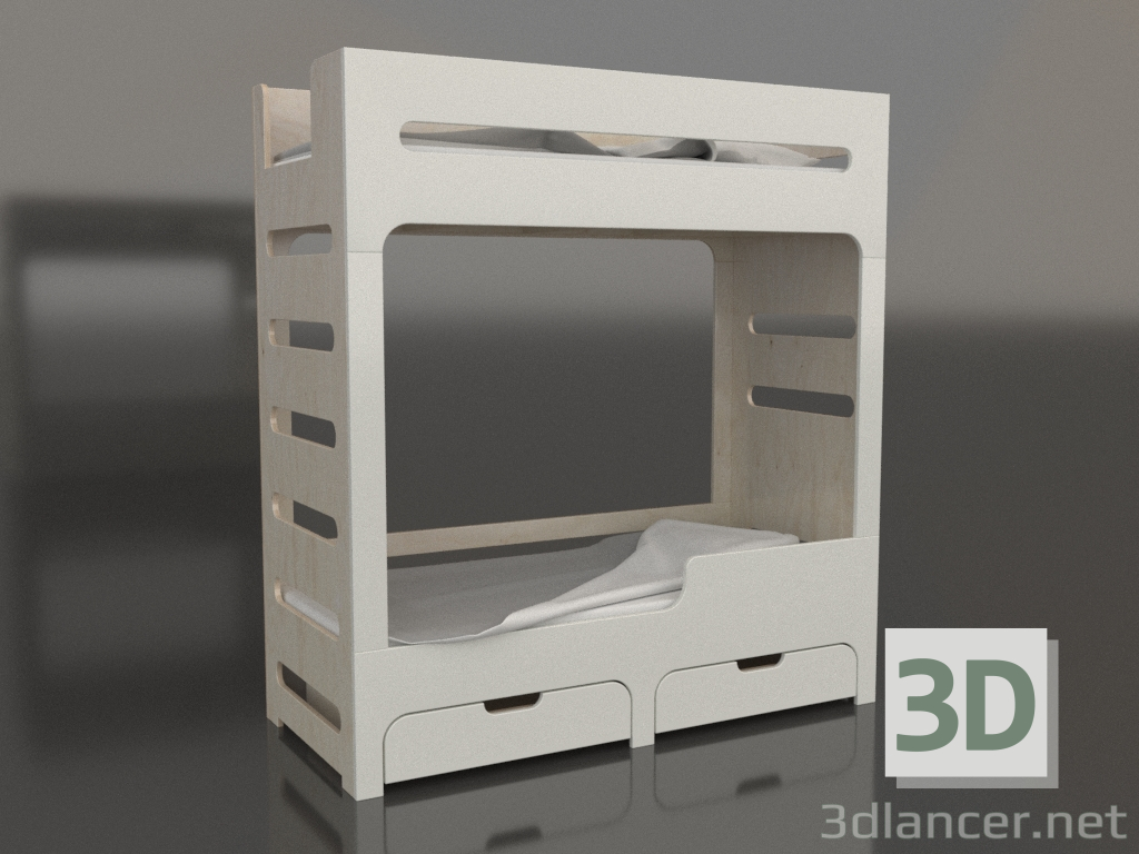 modello 3D Letto a castello MODE HR (UWDHR0) - anteprima