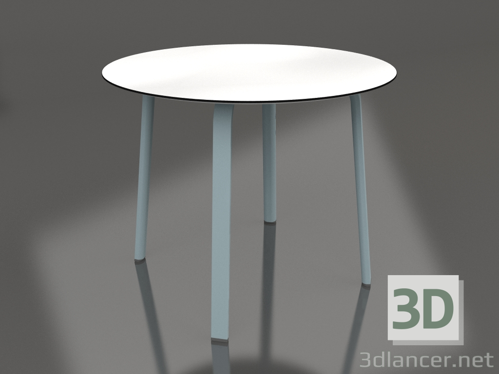 3d model Mesa de comedor redonda Ø90 (Gris azul) - vista previa