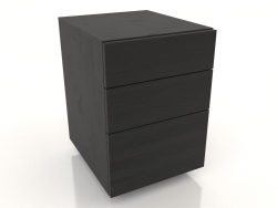 Desk pedestal 400 mm (black RAL 9005)