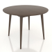3D Modell Esstisch Ekarma rund 1000 mm (Nussbaum dunkel) - Vorschau