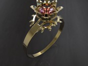 Ring "The Scarlet Flower"