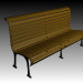 3d model Bench - preview