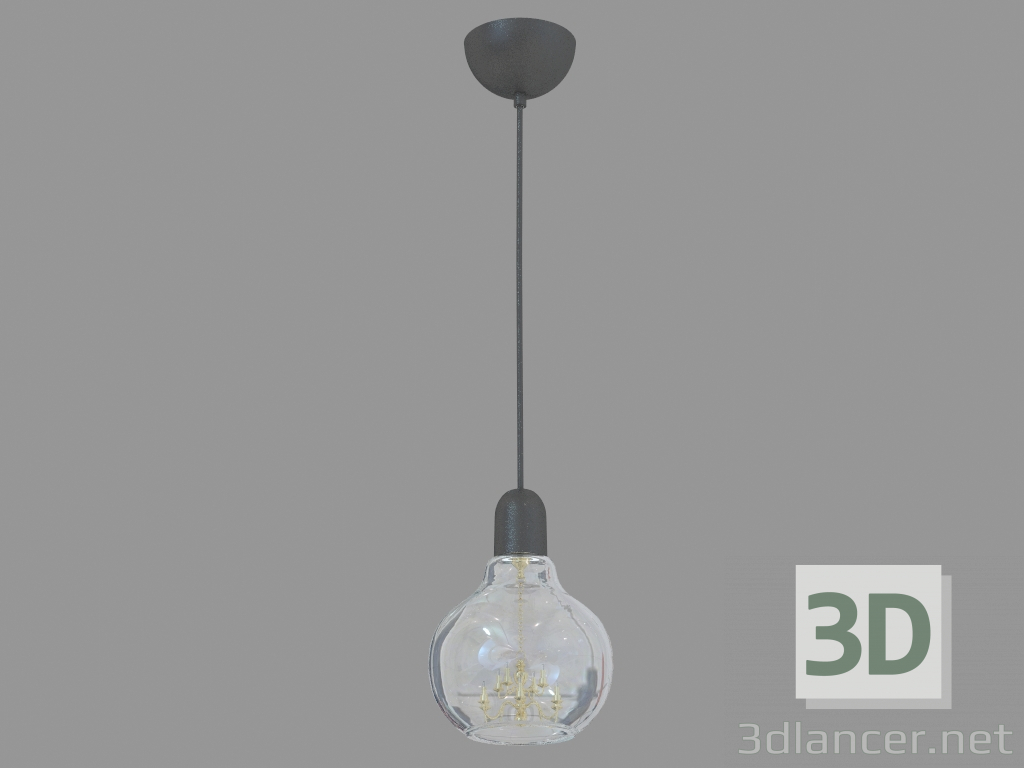 3d model De la lámpara (1black S111007) - vista previa