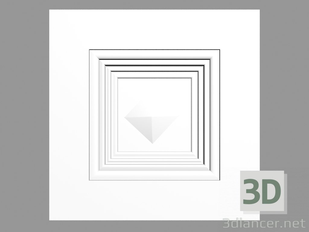 3d model Pilaster (capital) PL567 - preview