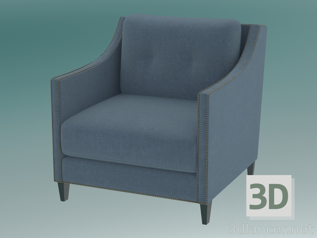 modello 3D Poltrona Blackburn - anteprima