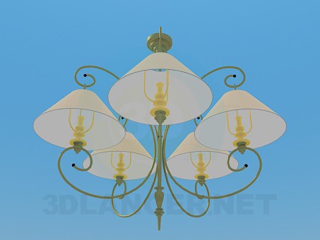 3d model Araña de luces - vista previa