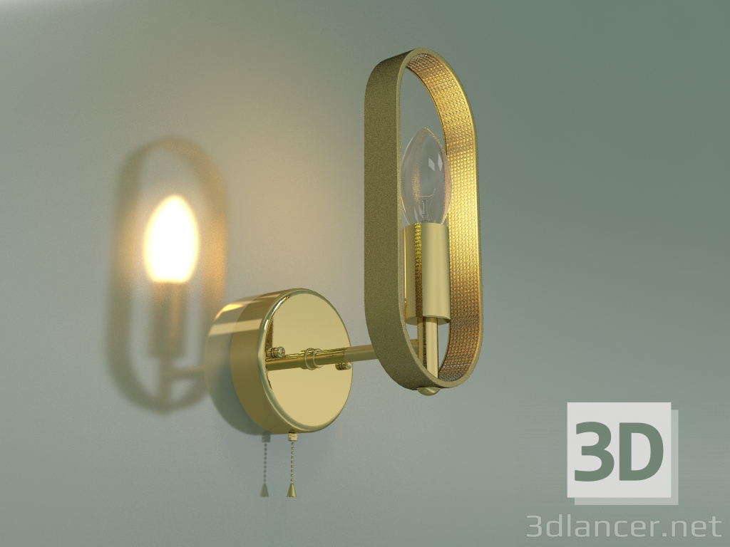 3d model Aplique 60077-1 (dorado) - vista previa