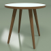 3d model Sputnik coffee table diameter 41 (solid walnut, white) - preview