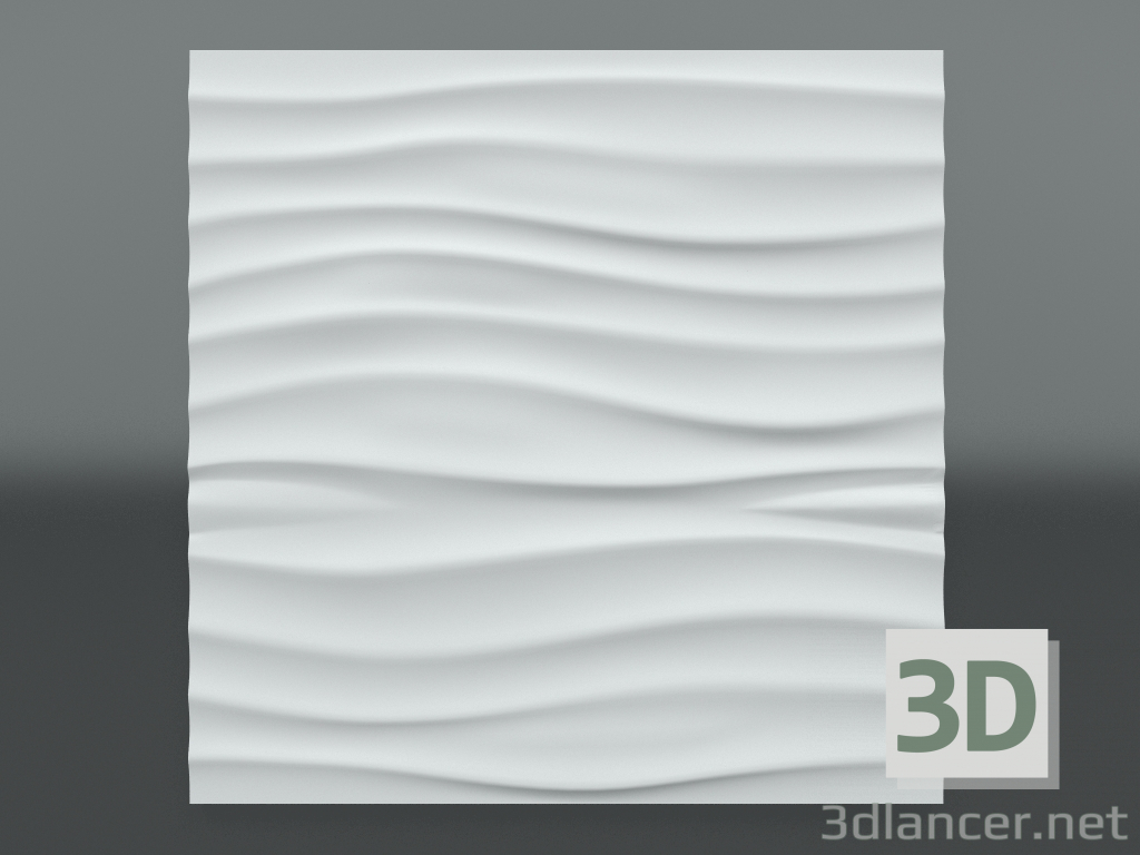 Modelo 3d Painel 3d de gesso Z-301 - preview