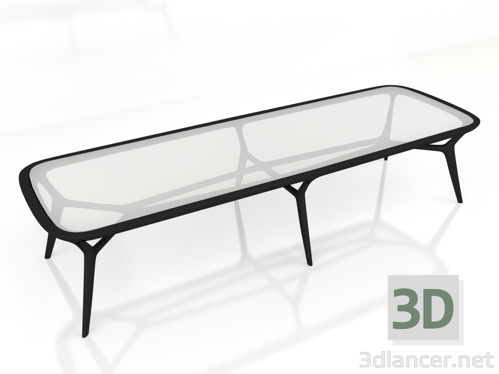 3d model Mesa de comedor Sevenmiles rectangular 350 - vista previa