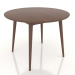 modèle 3D Table à manger ronde Ekarma 1000 mm (Noyer clair) - preview