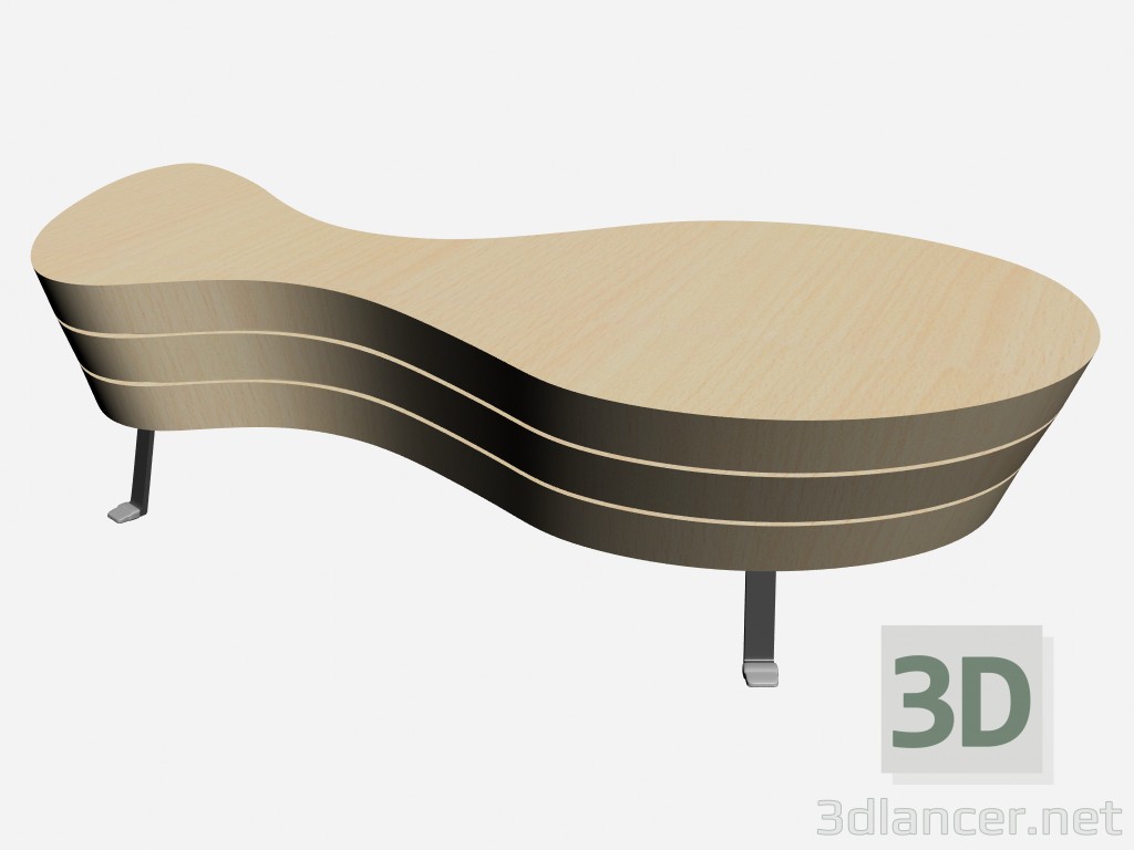 3D Modell Couchtisch John 1 - Vorschau