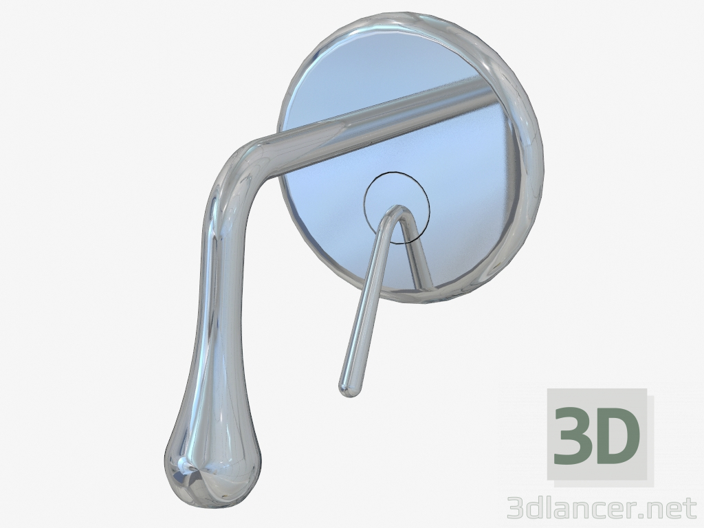 3d модель Змішувач з тонким зливом для прихованого монтажу (33681) – превью