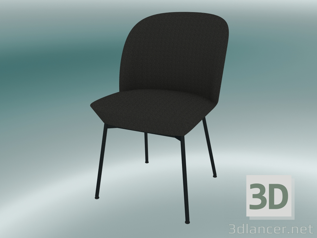 3d model Silla Oslo (Ocean 3, Antracita Negra) - vista previa