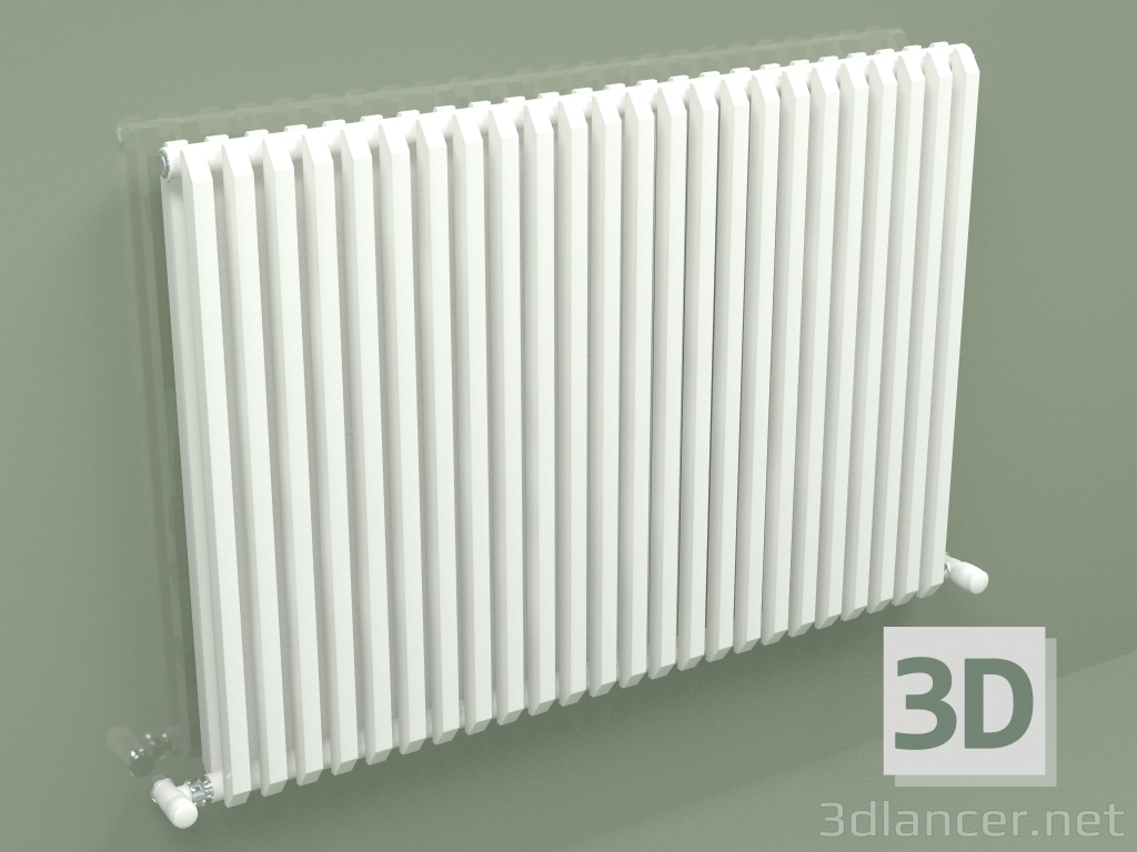 Modelo 3d Radiador SAX 2 (H 680 24 EL, branco padrão) - preview