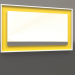 3d model Mirror ZL 18 (750x450, white, luminous yellow) - preview