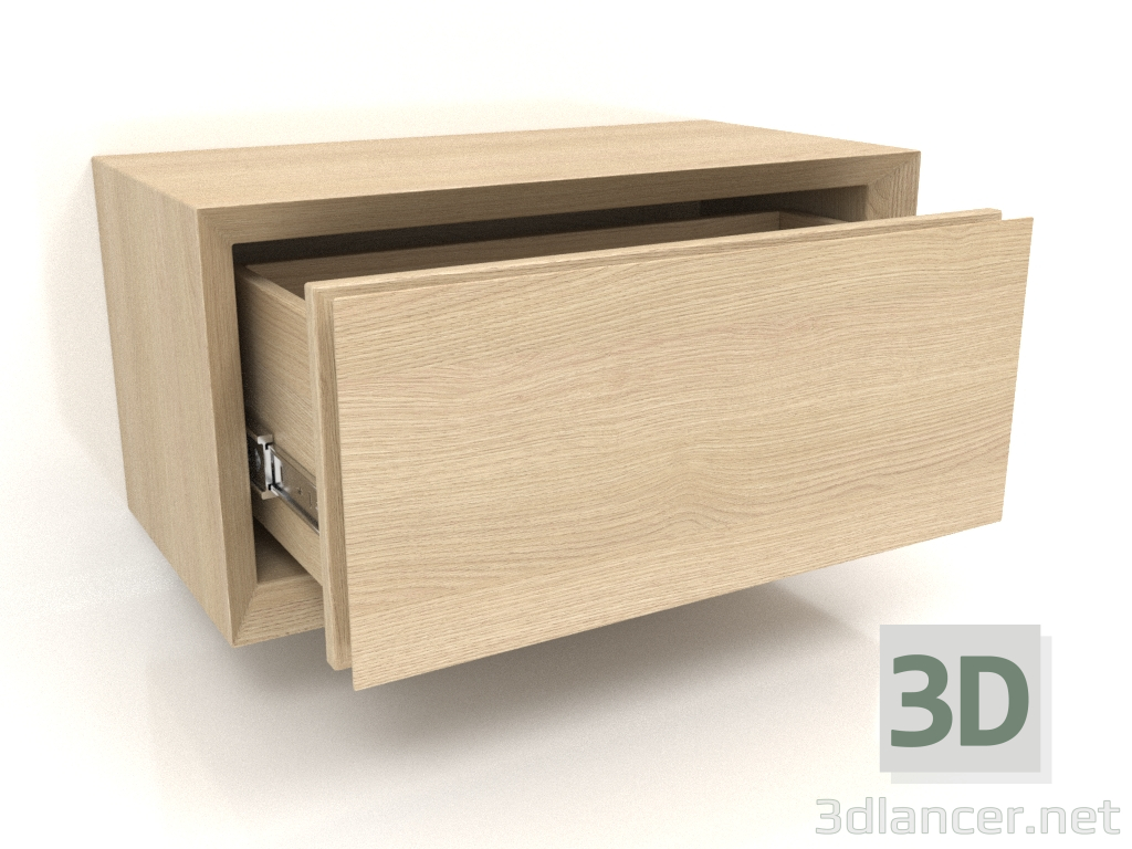 3d модель Тумба TM 011 (открытая) (400x200x200, wood white) – превью