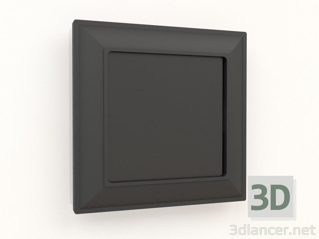 modèle 3D Fiche (noir mat) - preview