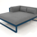 3D Modell XL-Modulsofa, Abschnitt 2 links (Graublau) - Vorschau