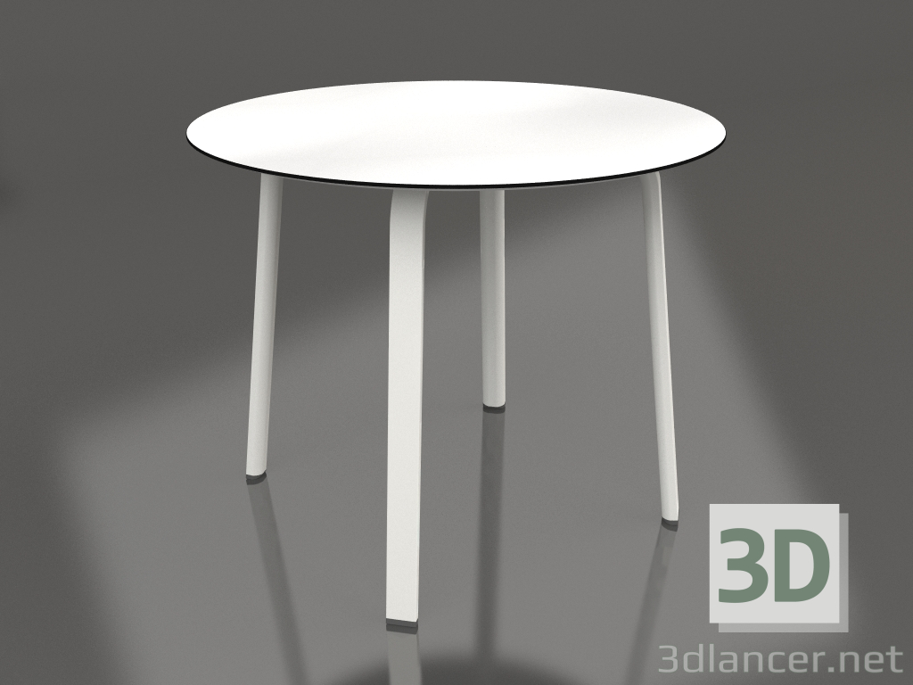 3d model Mesa de comedor redonda Ø90 (gris ágata) - vista previa