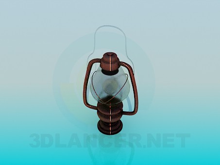 3D Modell Tisch-Lampe - Vorschau