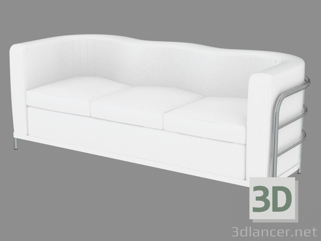 3d model Leather sofa triple Onda - preview