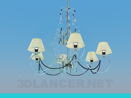 3d model Chandelier - preview