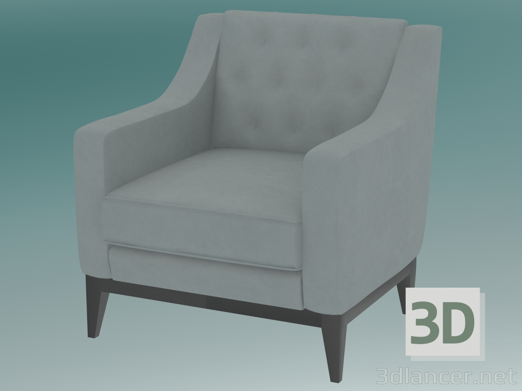 modello 3D Poltrona Brighton Classic - anteprima