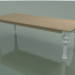 modèle 3D Table à manger (33, Rovere Sbiancato, Marbre) - preview