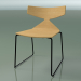 3d model Stackable chair 3702 (on skids, Natural oak, V39) - preview