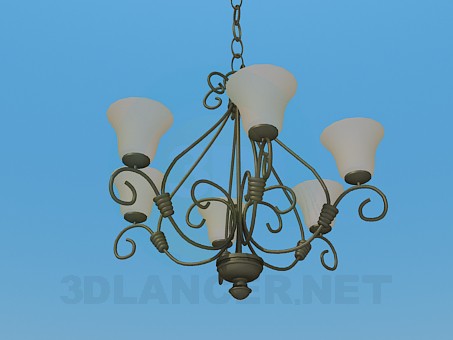 3d model Araña de luces - vista previa