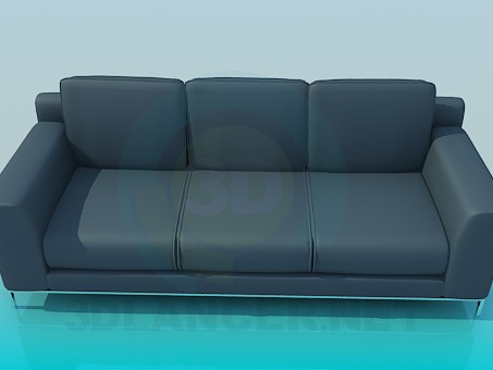 3d model Sofa in strict style - preview