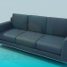 3D Modell Sofa im strengen Stil - Vorschau