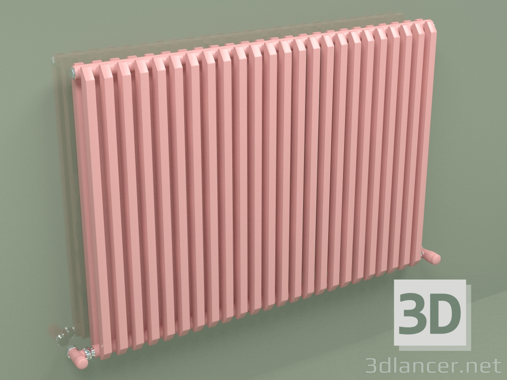 Modelo 3d Radiador SAX 2 (H 680 24 EL, Rosa - RAL 3015) - preview