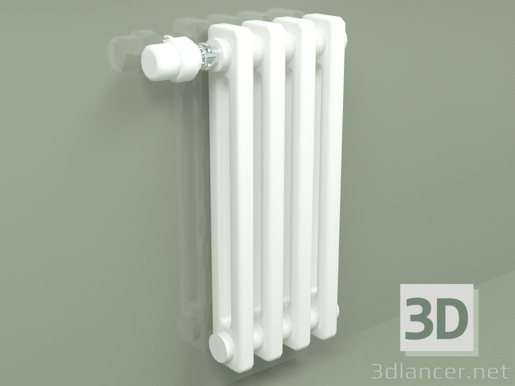 3d model Radiador Delta Laserline (DL2, H 450 mm, RAL - 9016) - vista previa