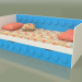 3d model Sofá cama para adolescentes de 2 cajones (Topacio) - vista previa