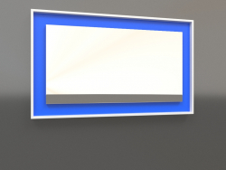 Specchio ZL 18 (750x450, bianco, blu luminoso)