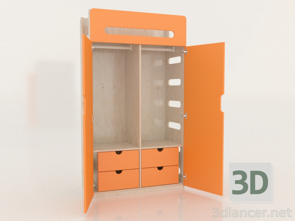 3d model Wardrobe open MOVE WE (WOMWE1) - preview