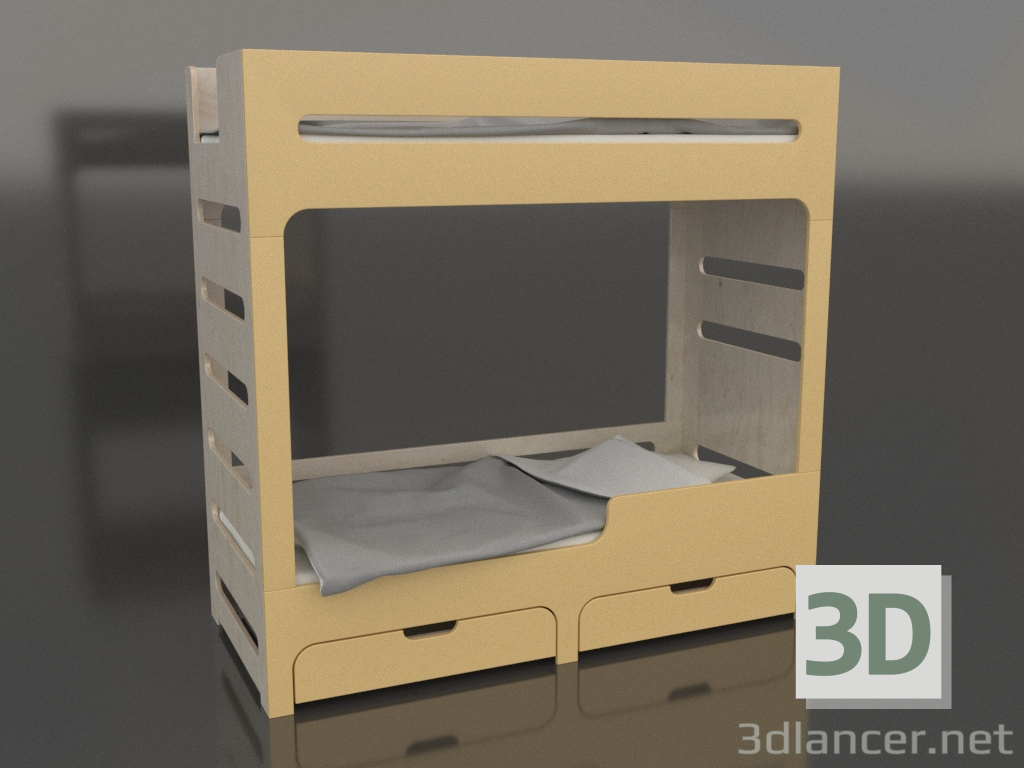 3d модель Кровать двухъярусная MODE HR (USDHR1) – превью