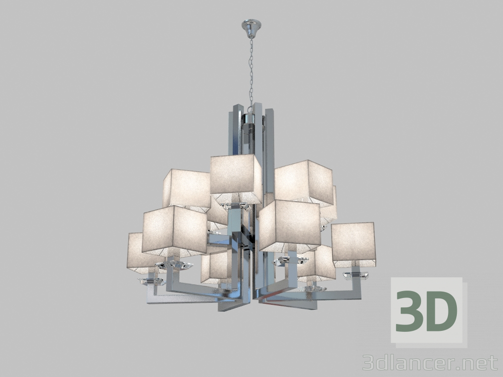 Modelo 3d Lustre (3206 + 6C) - preview