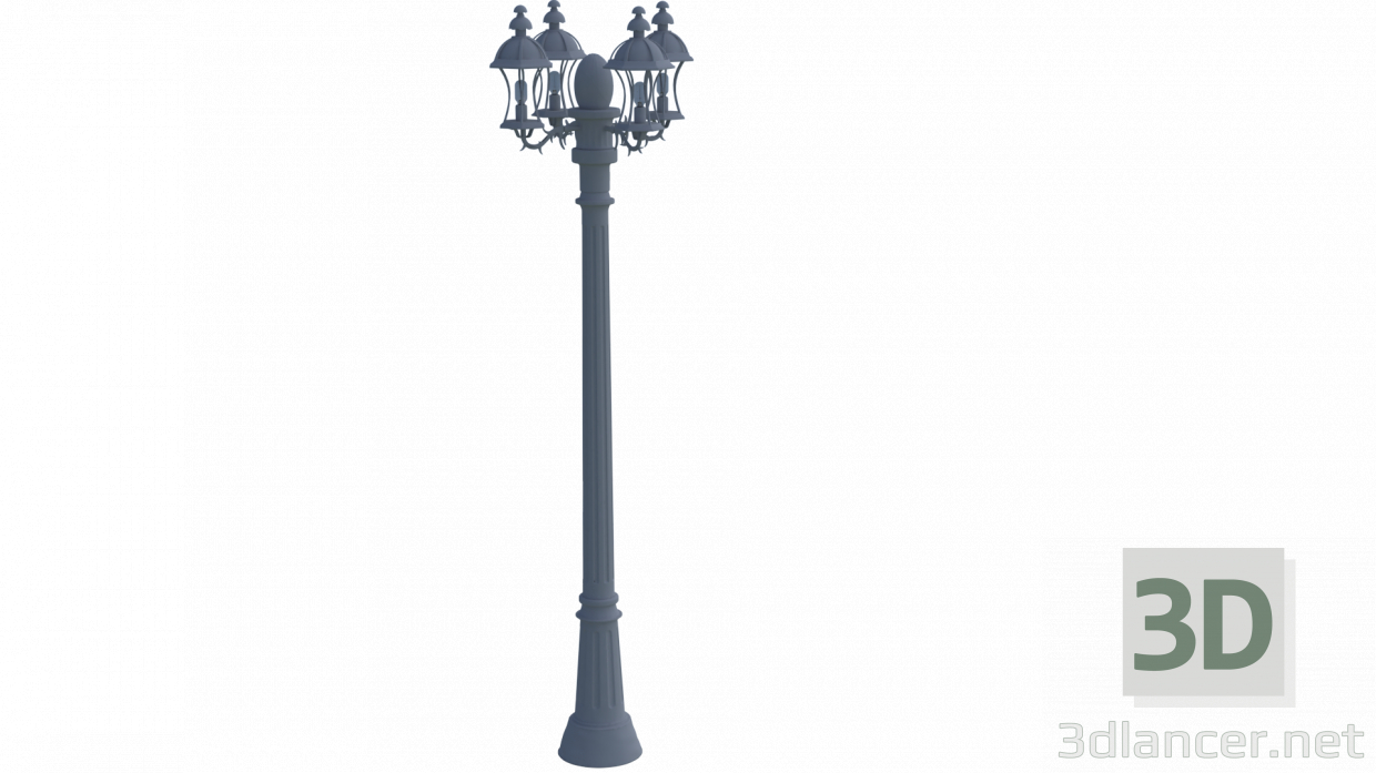 3d Street lamp model buy - render