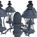 3d Street lamp model buy - render