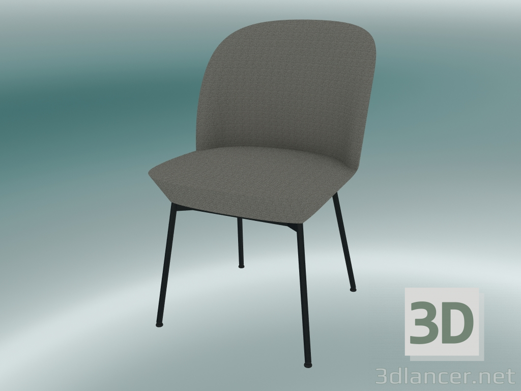 3d model Silla Oslo (Ocean 32, Antracita Negra) - vista previa