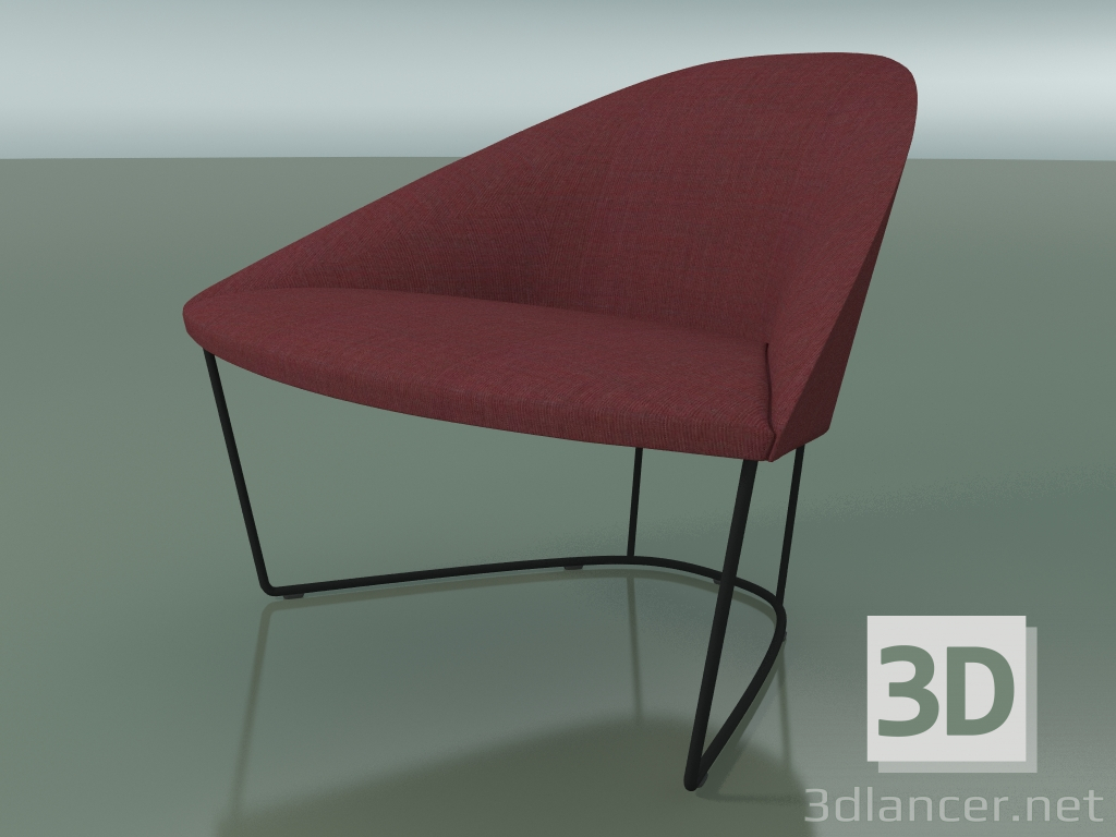 modèle 3D Chaise 4303 (M-96 cm, sur le patin, V44) - preview