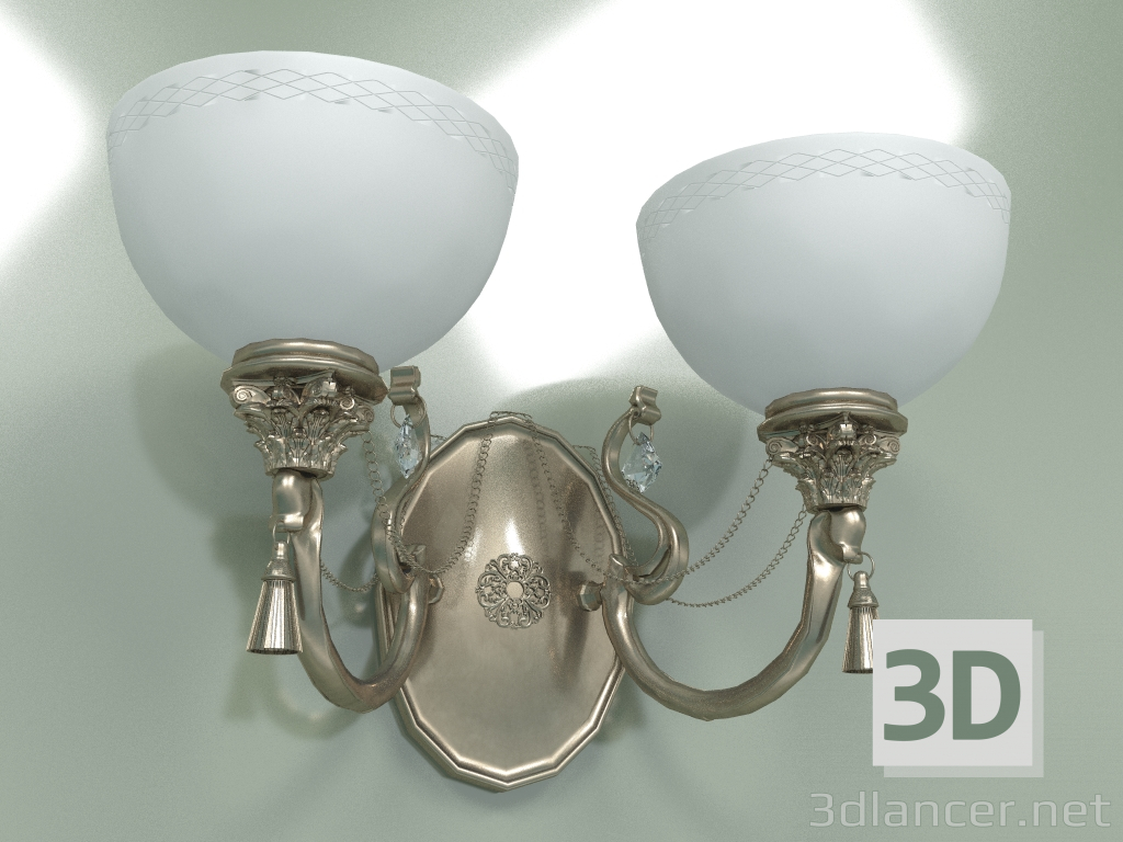 Modelo 3d Luminária de parede ROMA KLOSZ ROM-K-2 (P) - preview