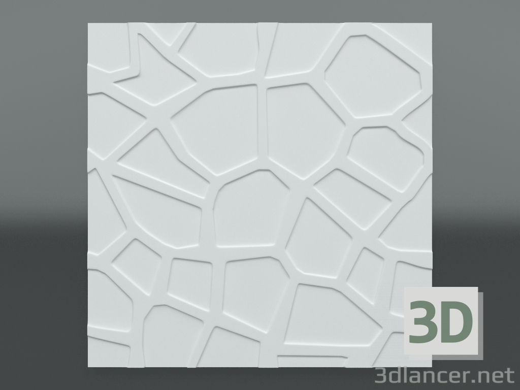 3d model Gypsum 3d panel Z-304 - preview