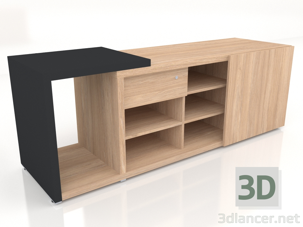 3D Modell Büroschrank Mito MIT5 (1887x572x690) - Vorschau