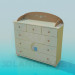 3d model Chest of drawers for children's room - preview